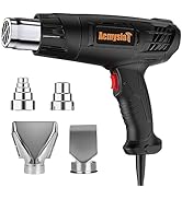 Heat Gun, Heavy Duty Hot Air Gun Kit Dual Temperature